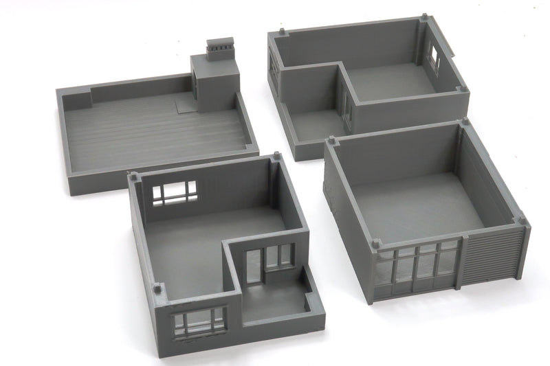 Modern Middle East Urban Building MET_02 - 3D Printed Miniature Wargaming Terrain in Various Scales