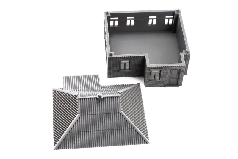 Ukrainian Suburban House USH_01 - 3D Printed Miniature Wargaming Terrains - Ideal for Zona Alfa and Modern Combat