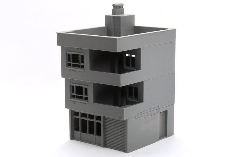 Modern Middle East Urban Buildings - 3D Printed Miniature Wargaming Terrain in Various Scales