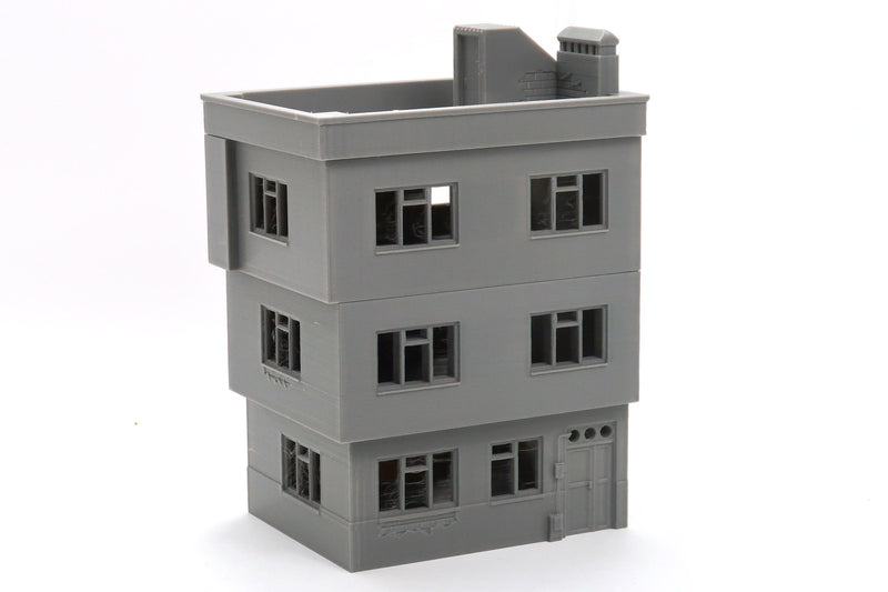 Modern Middle East Urban Buildings - 3D Printed Miniature Wargaming Terrain in Various Scales