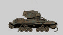 Destroyed Cruiser tank A9 - 3D Printed Miniature Wargaming Combat Vehicle - 28mm / 20mm / 15mm Scale