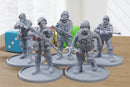 Stalker Soldiers Bravo - 3D Printed Minifigures - Post Apocalyptic Miniature for Tabletop Wargames like Zona Alfa