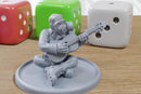 Guitar Stalker - 3D Printed Minifigures - Post Apocalyptic Miniature for Tabletop Wargames like Zona Alfa
