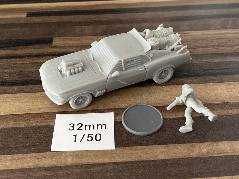 The Interceptor - 3D Printed Vehicle for Miniature Tabletop Wargames TTRPG