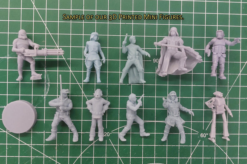 Clone Troopers Phase 1 - Star Wars Legion 35mm Proxy Miniature for Tabletop RPG