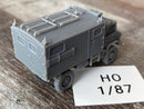 Unimog Funkkoffer (Radio) - 3D Printed - 28mm Scale - Miniature Wargaming Vehicle - Tabletop Wargames - Model Railroad