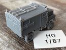 Unimog Funkkoffer (Radio) - 3D Printed - 28mm Scale - Miniature Wargaming Vehicle - Tabletop Wargames - Model Railroad