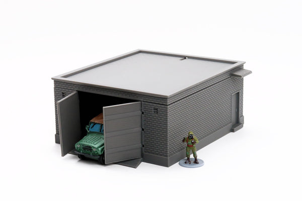 Soviet Workshop Garage - Zona Alfa / Cold War in the East - 3D Printed Miniature Wargaming Terrain 28mm / 20mm / 15mm Scale