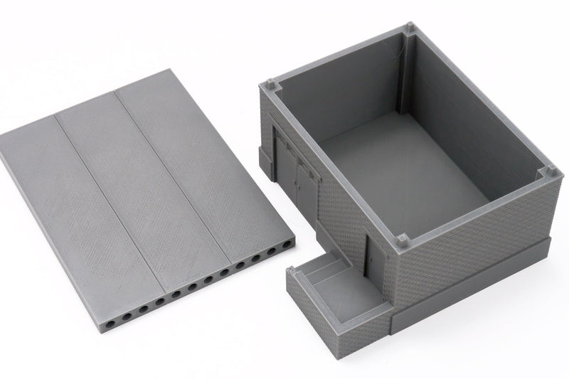 Soviet Mid Size Utilities Shed - Zona Alfa / Cold War in the East - 3D Printed Miniature Wargaming Terrain 28mm / 20mm / 15mm Scale