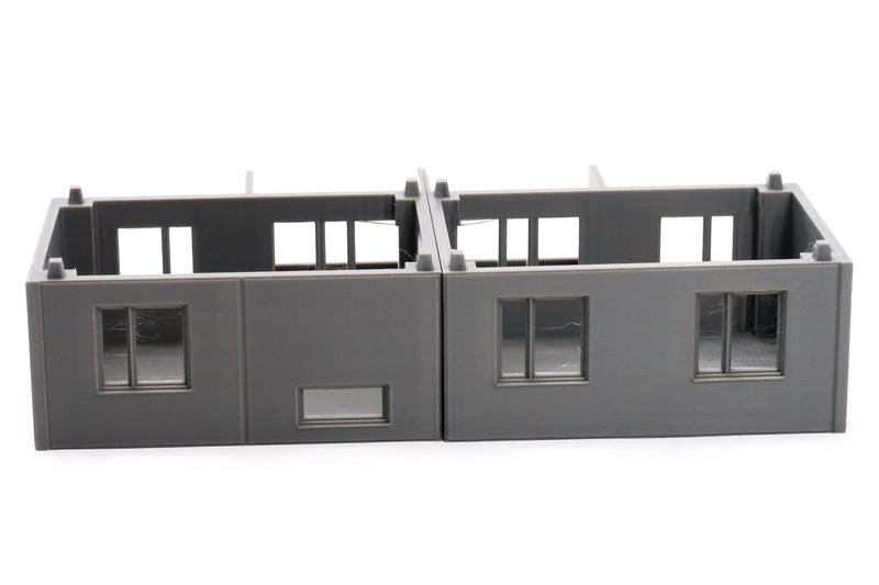 Soviet Apartments Block Type 2 - Zona Alfa / Cold War in the East - 3D Printed Miniature Wargaming Terrain 28mm / 20mm / 15mm Scale