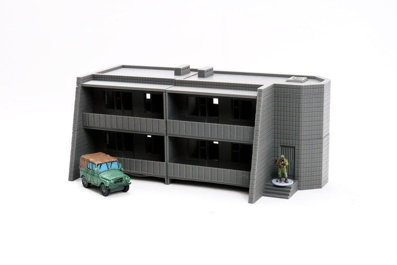Soviet Small Leisure Hotel - Zona Alfa / Cold War in the East - 3D Printed Miniature Wargaming Terrain 28mm / 20mm / 15mm Scale