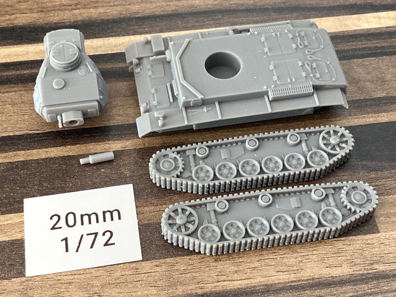 PZ.KPFW III Ausf-N - WW2 German Tank - 3D Resin Printed 28mm / 20mm / 15mm Miniature Tabletop Wargaming Vehicle