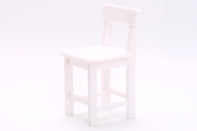 1:6 Scale Dollhouse Chair – 3D Printed Furniture for Barbie & Play Dolls