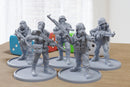 Stalker Soldiers Charlie - 3D Printed Minifigures - Post Apocalyptic Miniature for Tabletop Wargames like Zona Alfa
