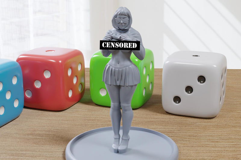 Nerdy by Nature - 3D Printed Minifigures for Fantasy Miniature Tabletop Games DND, Frostgrave 28mm / 32mm / 75mm