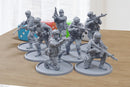 US Special Forces Delta 90s - 3D Printed Miniature Wargames Minifigures - 28mm / 32mm Scale