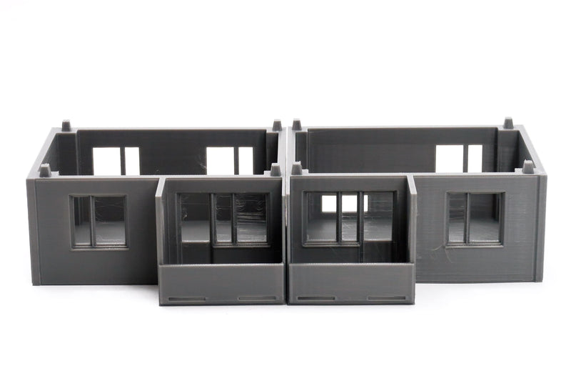 Soviet Apartments Block Type 2 - Zona Alfa / Cold War in the East - 3D Printed Miniature Wargaming Terrain 28mm / 20mm / 15mm Scale