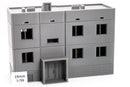 Soviet Apartments Block Type 2 - Zona Alfa / Cold War in the East - 3D Printed Miniature Wargaming Terrain 28mm / 20mm / 15mm Scale