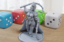 Remorsia Herald Sexy Pin-Up - 3D Printed Minifigure for Fantasy Miniature Tabletop Games DND, Frostgrave 28mm / 32mm / 75mm