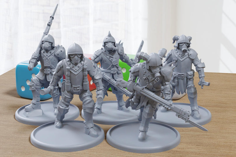 Heretic Troopers - 28mm/32mm Scale 3D Printed Miniatures for Miniature Wargaming & Tabletop RPGs