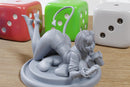 Meru - Sexy Pin-Up Fan Art - 3D Printed Miniature Figure - 32mm / 75mm / 170mm Scale - Garage Kit