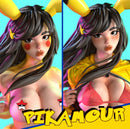 Pikamour - Sexy Pin-Up Fan Art - 3D Printed Miniature Figure - 32mm / 75mm / 170mm Scale - Garage Kit