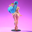 Squirtaline - Sexy Pin-Up Fan Art - 3D Printed Miniature Figure - 32mm / 75mm / 170mm Scale - Garage Kit