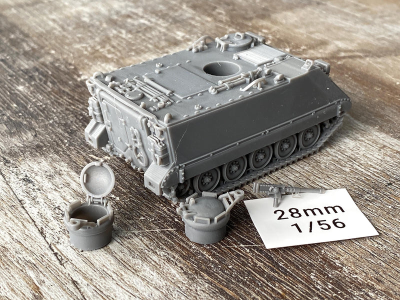 M113A2 - 3D Resin Printed Modern Wargaming Vehicles - Miniatures for Tabletop Wargames - TTRPG