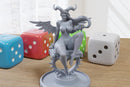Succubus - Sexy Pin-Up Fan Art - 3D Printed Miniature Figure - 32mm / 75mm / 170mm Scale - Garage Kit