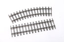 3D Printed 28mm Train Tracks for Wargaming – Curved or Straight Set of 6 | Miniature Terrain