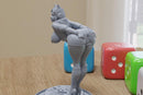Neko DJ Girl - Sexy Pin-Up Fan Art - 3D Printed Miniature Figure - 32mm / 75mm / 170mm Scale - Garage Kit