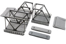Pratt Truss Bridge - 3D Printed Miniature Wargaming Terrain 28mm / 20mm / 15mm Scale