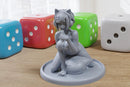 Jiglia - Sexy Pin-Up Fan Art - 3D Printed Miniature Figure - 32mm / 75mm / 170mm Scale - Garage Kit