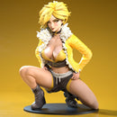 Jolina - Sexy Pin-Up Fan Art - 3D Printed Miniature Figure - 32mm / 75mm / 170mm Scale - Garage Kit