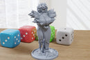 Rhok Zan Sexy Pin-Up - 3D Printed Minifigure for Fantasy Miniature Tabletop Games DND, Frostgrave 28mm / 32mm / 75mm