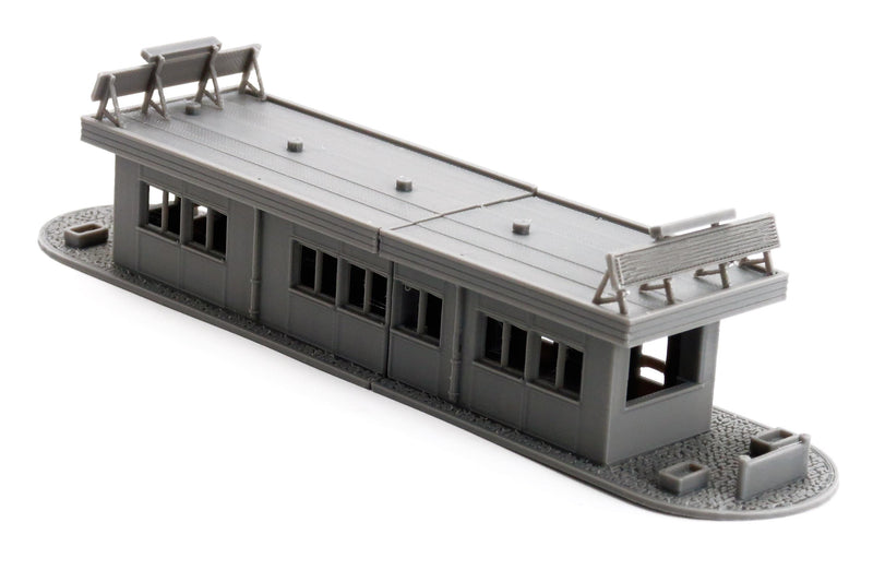 Checkpoint Charlie Berlin 1989 - 3D Printed Miniature Cold War Era Wargaming Terrain 28mm / 20mm / 15mm Scale