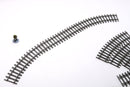 3D Printed 28mm Train Tracks for Wargaming – Curved or Straight Set of 6 | Miniature Terrain