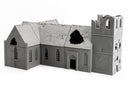 Oosterbeek Old Church - WW2 Intact or Damaged - 3D Printed Miniature Wargaming Terrain 28mm / 20mm / 15mm Scale