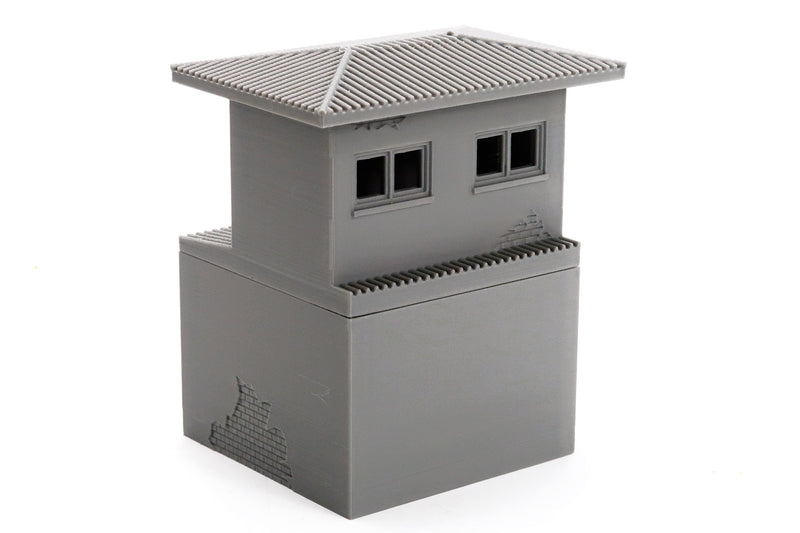 Zona Alfa Small Guard House / Cold War in the East - 3D Printed Miniature Wargaming Terrain 28mm / 20mm / 15mm Scale