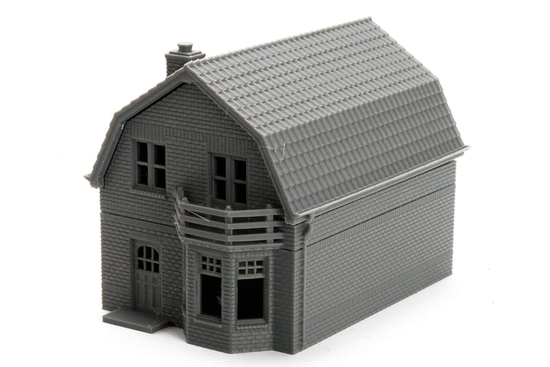 Oosterbeek WWII Double Storey House - 3D Printed Miniature Wargaming Terrain 28mm / 20mm / 15mm Scale