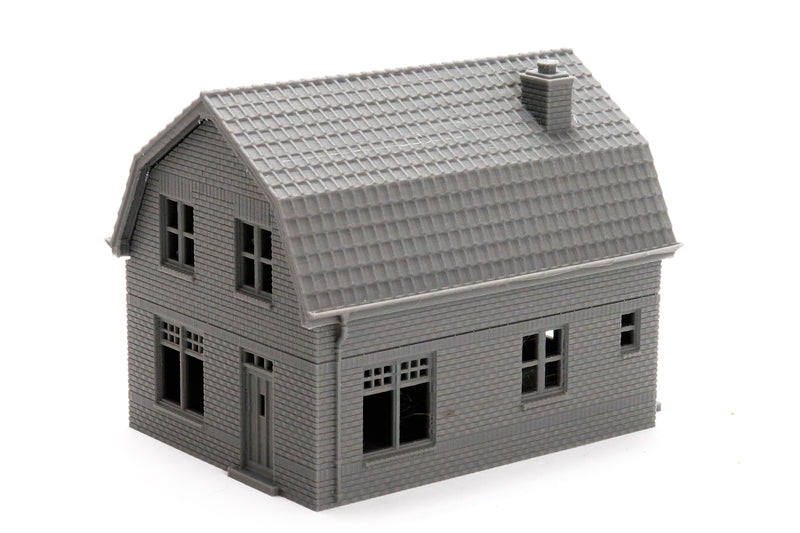 Oosterbeek WWII Double Storey House - 3D Printed Miniature Wargaming Terrain 28mm / 20mm / 15mm Scale
