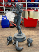 Bay the Battle Cheerleader - Sexy Pin-Up Fan Art - 3D Printed Miniature Figure - 32mm / 75mm / 170mm Scale - Garage Kit