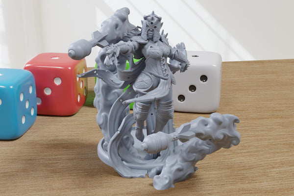 Heretic Hexe - 28mm/32mm Scale 3D Printed Miniatures for Trench Warfare Darkgrim Miniature Tabletop Wargames