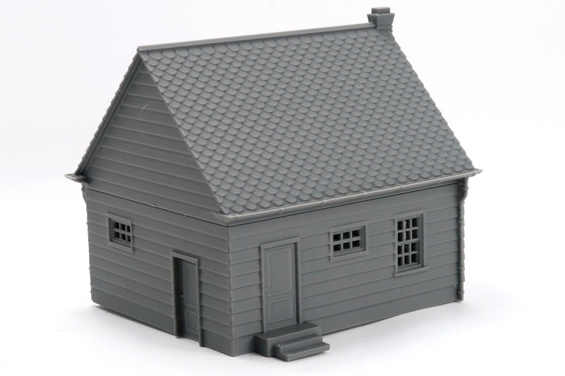 American Suburban House SS-01 - 3D Printed Miniature Wargaming Terrain