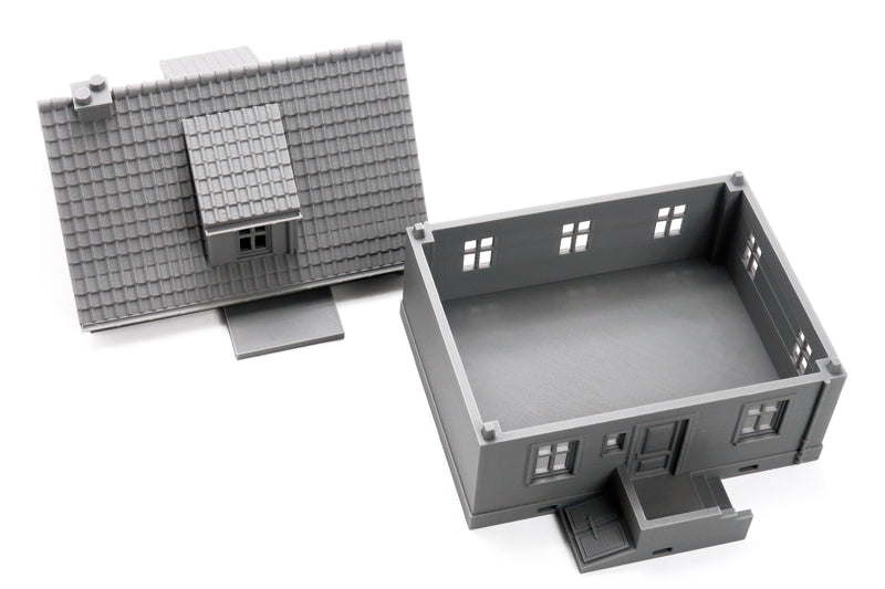 Fulda Cap West German Village House SS T1 - 3D Printed Miniature Cold War Era Wargaming Terrain 28mm / 20mm / 15mm Scale