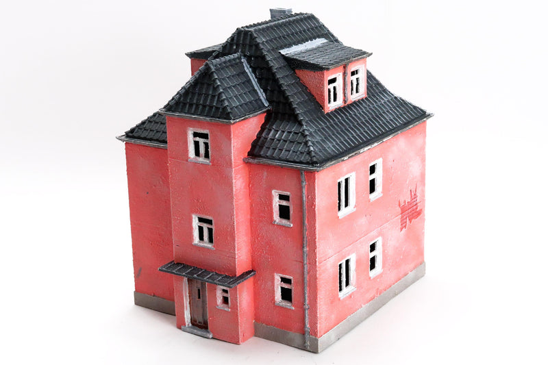 Fulda Cap West German Village Set Vol. 1 - 3D Printed Miniature Cold War Era Wargaming Terrain 28mm / 20mm / 15mm Scale