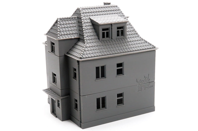 Fulda Cap West German Village House DS T3 - 3D Printed Miniature Cold War Era Wargaming Terrain 28mm / 20mm / 15mm Scale