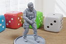 Sheriff Team Leader - 3D Printed Miniature Wargames Minifigures - 28mm / 32mm Scale