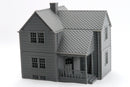 American Suburban House DS-03 - 3D Printed Miniature Wargaming Terrain