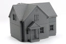 American Suburban House Set Volume 1 – Four Building Bundle - Miniature Wargaming Terrain